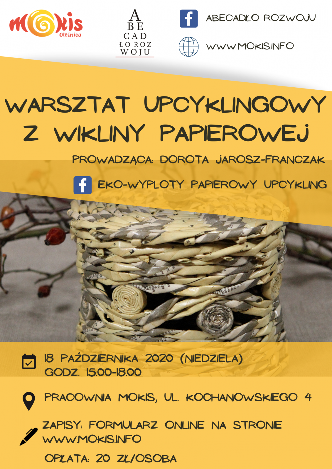 plakat wiklina papierowa